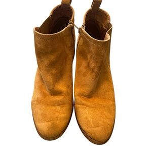 Charlotte Russe Tan Suede Ankle Booties